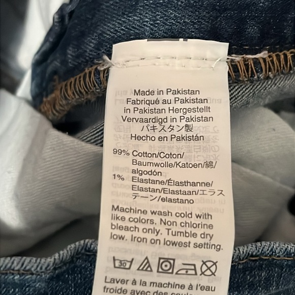 J Crew Factory Flex Slim Straight Leg Jeans - Picture 6 of 6